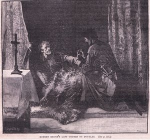 Les dernières ordres de Robert Bruce à Douglas - Mary L. Gow